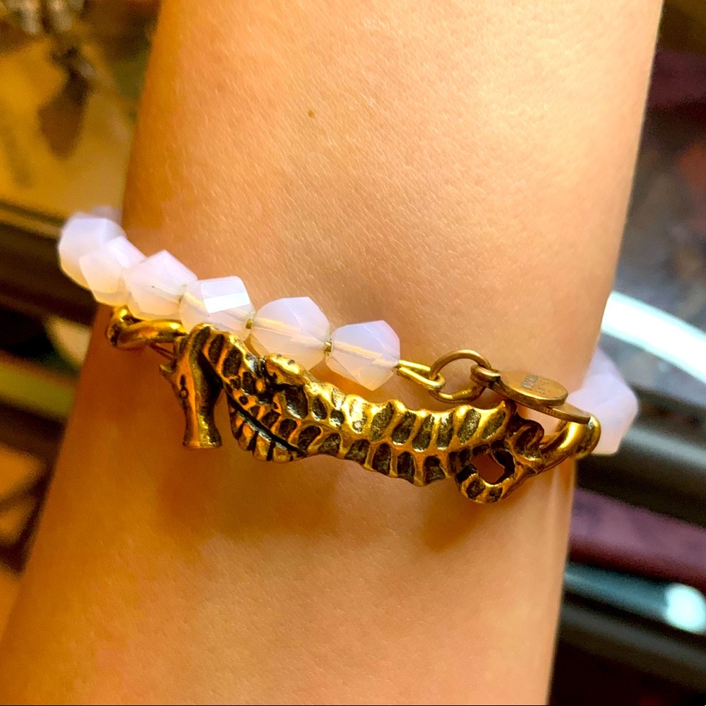 Alex and ani wrap seahorse bracelet